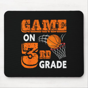 Game On 3rd Grade Bysketbyll Byck To School Fun Gi Mouse Pad