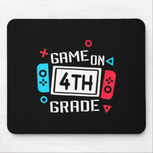 Game On 4th Grade Boys Kids Fourth Grade Back To S Mouse Pad