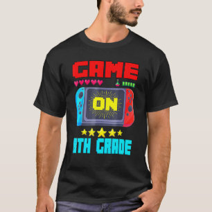 Game On 8th Grade Back To School Gamer  Eighth Gra T-Shirt