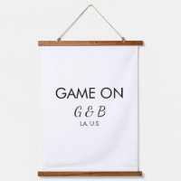 Game on add couple name wedding party place city g