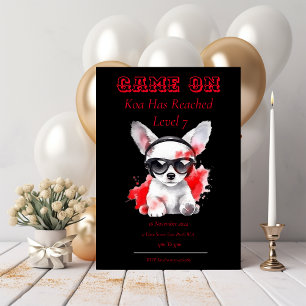 Game On Birthday Invitation Next Level, Gamming 