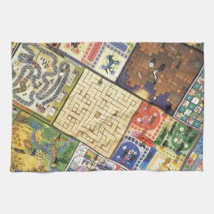 Game on! Board games Tea Towel