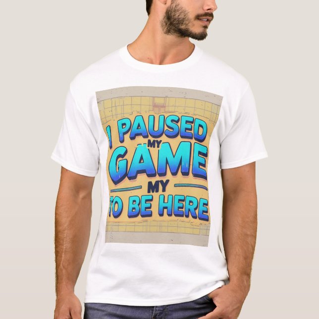 Game On: Cartoon 3D Gaming Remote T-Shirt Designs (Front)