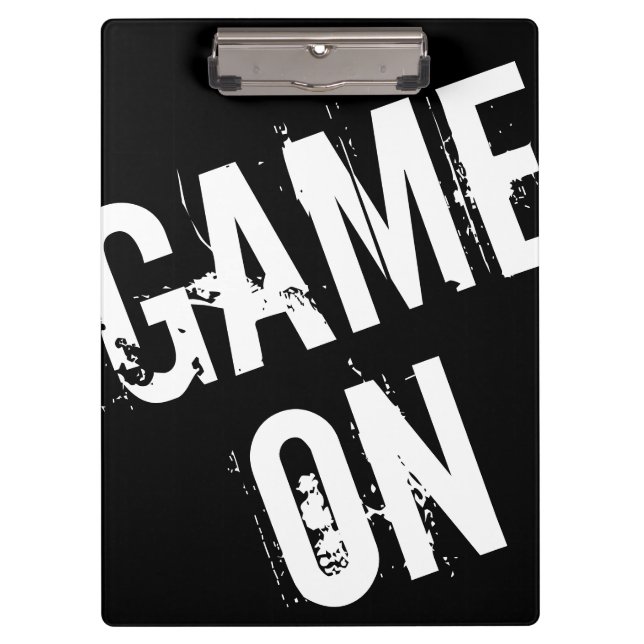 Game On Clipboard (Front)
