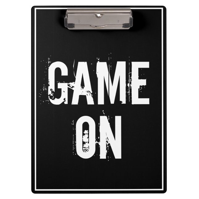 Game On Clipboard (Front)