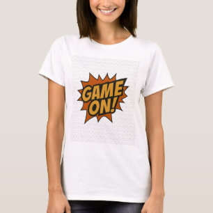 GAME ON! Comic Burst • Gamer Wall Poster T-Shirt