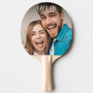 Game On Family Photo Ping Pong Paddle