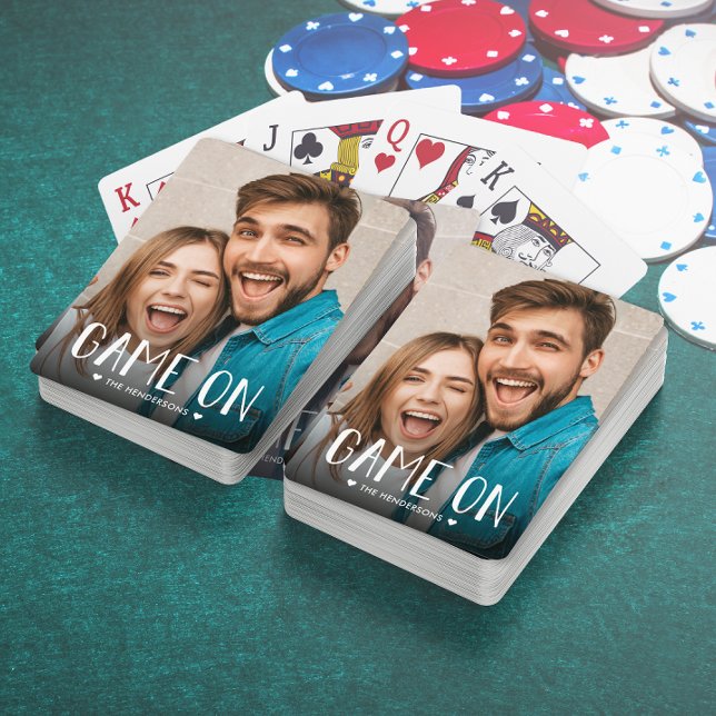 Game On Family Photo Playing Cards (Creator Uploaded)