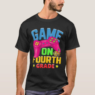 Game On Fourth Grade Back To School Video Gamer Bo T-Shirt