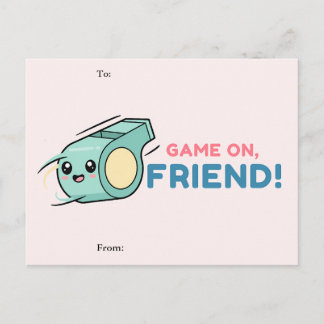 Game On Friend Valentine Card