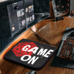 Game On | Fun Black & Red 20 Sided Die Gamer Laptop Sleeve<br><div class="desc">D20 Theme laptop bag,  perfect gift for someone who loves magic the gathering,  DND (dungeons and dragons) ,  and many other RPG tabletop games.</div>
