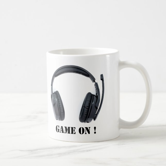 Game on ! Gaming headphones Coffee Mug (Right)