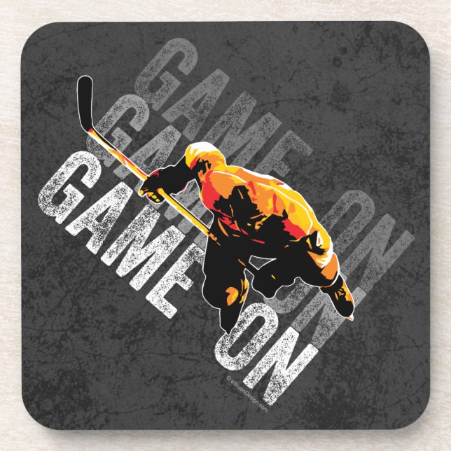 Game On (Hockey) Coaster (Front)