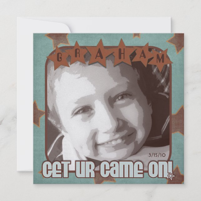 Game On Invitations (Front)