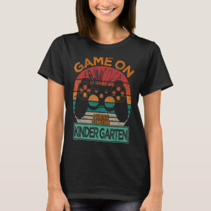 Game On Kindergarten  Back To School Retro Gaming T-Shirt