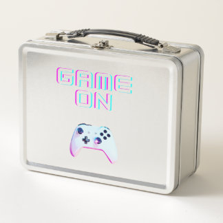 Game On Metal Lunch Box