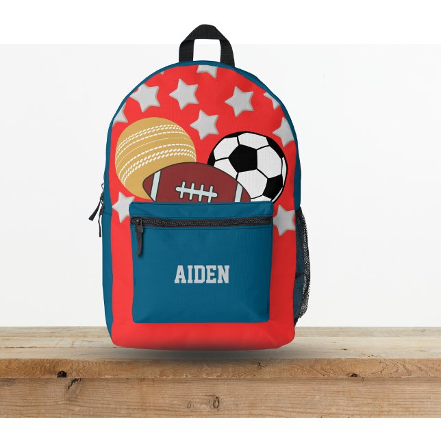 Game On! Personalised Sports Ball Backpack for Kid (Creator Uploaded)
