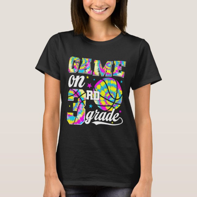 Game On Third Grade Sketll First Day Of School 3rd T-Shirt (Front)
