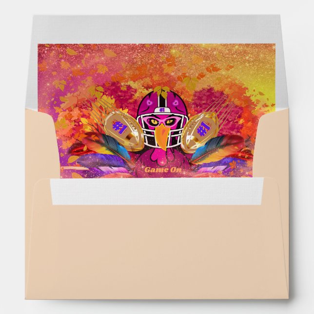 Game On Turkeys Matching Envelopes (Back (Bottom))