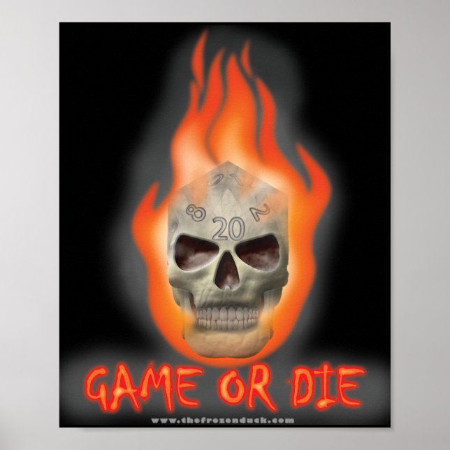 Game or Die Poster (Front)
