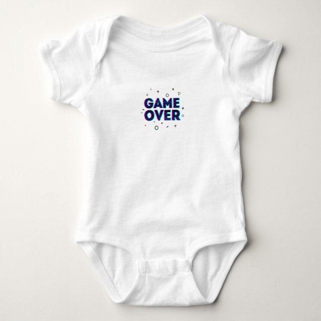 Game Over Baby Bodysuit (Front)