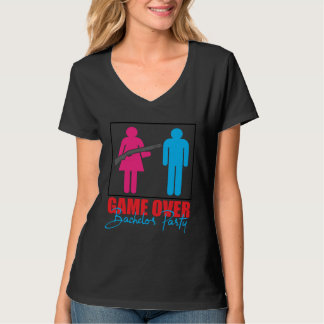 Game Over Bachelor Party  Bachelorette T-Shirt
