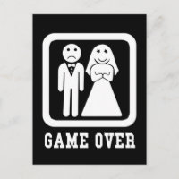 Game Over | Bachelor Stag Party Gift (Black/White)