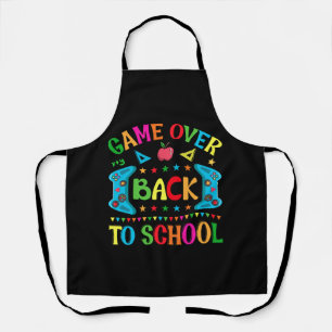 Game over Back to school Apron