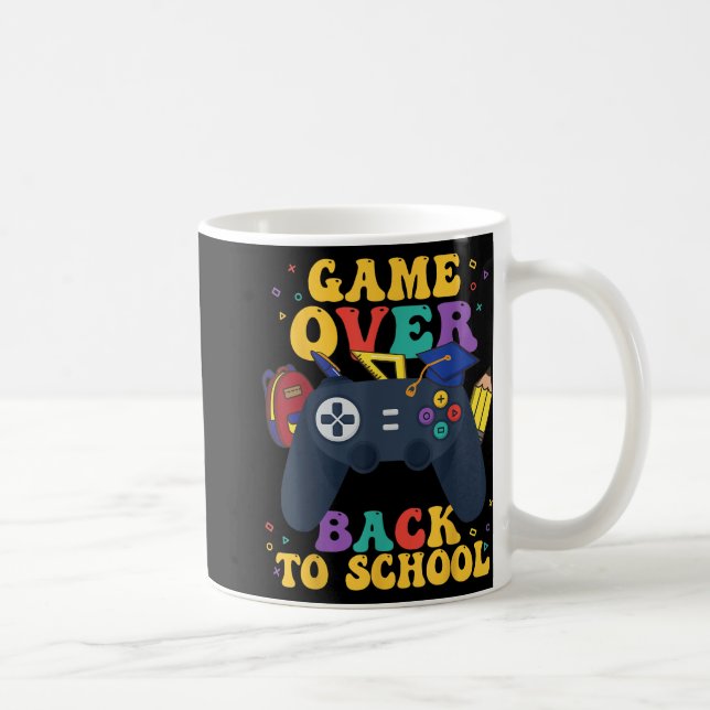 Game Over Back To School  Coffee Mug (Right)