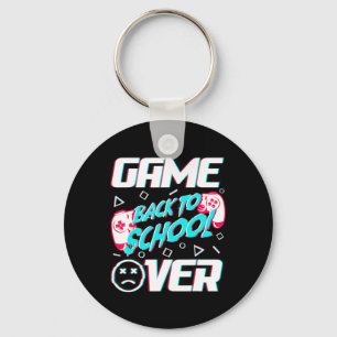 Game Over Back To School First Day Of School Teach Key Ring