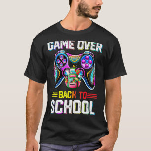 Game Over Back To School For Teachers Students Boy T-Shirt
