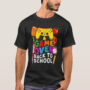 Game Over Back To School Gamer Controller 1st Day T-Shirt