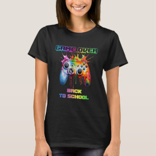Game Over Back To School Kids First Day School Fun T-Shirt