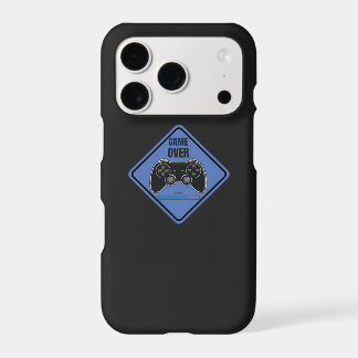 Game Over Blue  iPhone Case