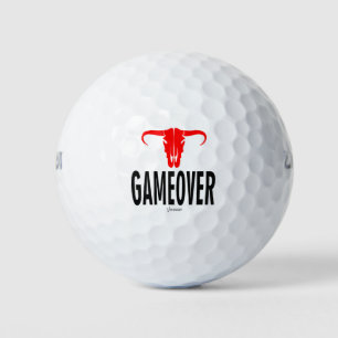 Game Over & Bull by VIMAGO Golf Balls