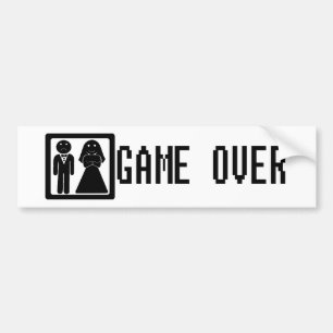 Game Over Bumper Sticker