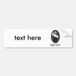 game over bumper sticker