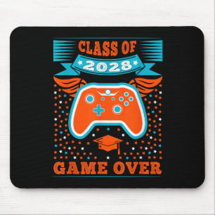 Game Over Cl Of 2028 Shirt Students Funny 2028 Gra Mouse Pad