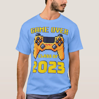 Game Over Class of 2023 Video Games Vintage Gradua T-Shirt