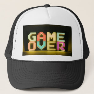 Game Over Cute Simple Pixel Art Pixel Arts Easy De Trucker Hat