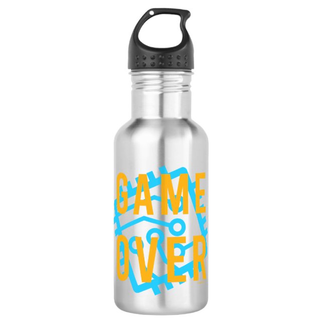 Game Over Digital Circuit 532 Ml Water Bottle (Front)