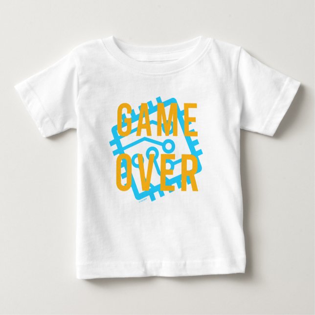 Game Over Digital Circuit Baby T-Shirt (Front)