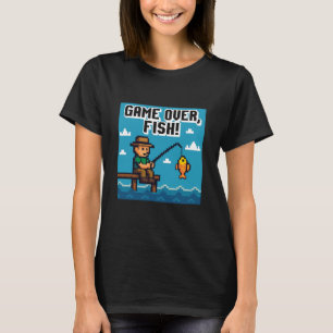 Game Over Fish - Fishing Lover Fisherman Angler An T-Shirt
