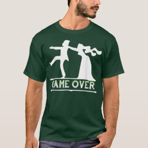 Game Over Funny Bachelor Party Wedding Party Groom T-Shirt