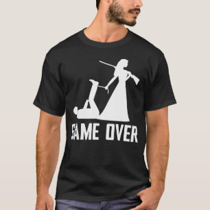 Game Over Funny Bachelorette Bachelor Party T-Shirt