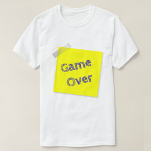 Game Over Funny Gamer Graphic T-Shirt