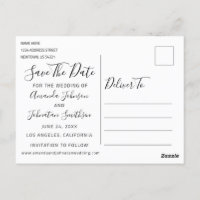 Game Over Funny Save The Date Wedding White Photo