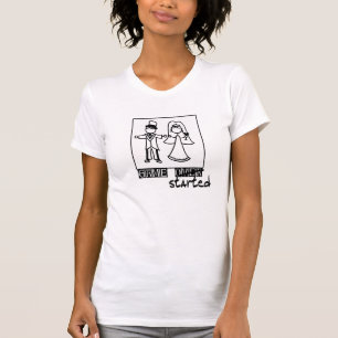 game over game started wedding t-shirt
