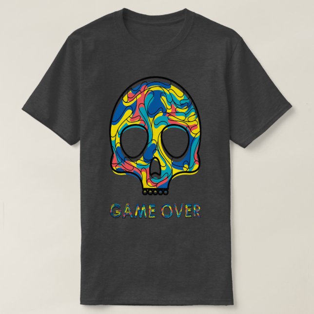 Game Over  Games loves  T-Shirt (Design Front)