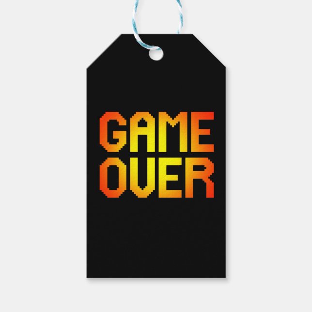 GAME OVER GIFT TAGS (Front)